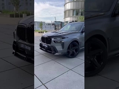 BMW X7 Carbon fiber Body Kit X7 LD style carbon fiber front lip diffuser Spoiler hood wheel arch